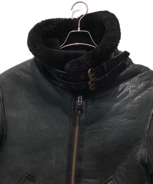 AVIREX（アヴィレックス）AVIREX (アヴィレックス) B-3 ムートンジャケット ブラック サイズ:38の古着・服飾アイテム