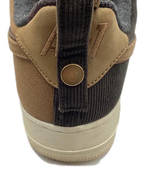 NIKE（ナイキ）NIKE (ナイキ) Carhartt WIP (カーハート ワーク イン プログレス) AIR FORCE 1 07 PRM WIP ブラウン サイズ:28.5の古着・服飾アイテム