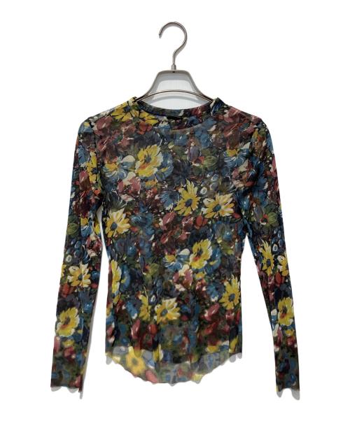 Jean Paul Gaultier FEMME（ジャンポールゴルチエ フェム）Jean Paul Gaultier FEMME (ジャンポールゴルチエ フェム) 花柄パワーネット マルチカラー サイズ:40の古着・服飾アイテム