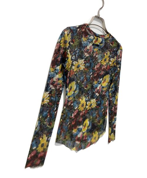 Jean Paul Gaultier FEMME（ジャンポールゴルチエ フェム）Jean Paul Gaultier FEMME (ジャンポールゴルチエ フェム) 花柄パワーネット マルチカラー サイズ:40の古着・服飾アイテム