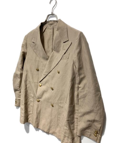 la favola（ラ ファーヴォラ）la favola (ラ ファーヴォラ) テーラードジャケット ベージュ サイズ:2の古着・服飾アイテム