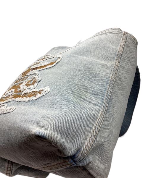 Y/PROJECT（ワイ プロジェクト）Y/PROJECT (ワイ プロジェクト) Paris' best distressed denim tote bag インディゴの古着・服飾アイテム