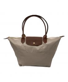 LONGCHAMP（ロンシャン）の古着「Le Pliage ショルダーバッグ L」｜ベージュ