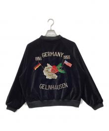 THRIFTY LOOK（スリフティールック）の古着「スーベニアジャケット」｜ブラック