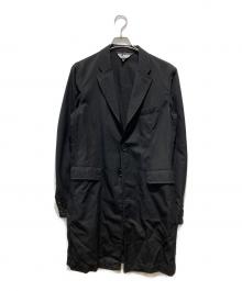 BLACK COMME des GARCONS（ブラックコムデギャルソン）の古着「ライトウールミドルコート」｜ブラック
