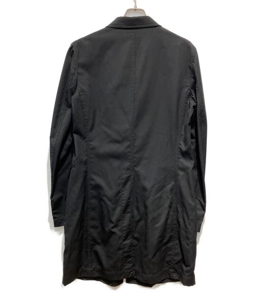 BLACK COMME des GARCONS（ブラックコムデギャルソン）BLACK COMME des GARCONS (ブラックコムデギャルソン) ライトウールミドルコート ブラック サイズ:Mの古着・服飾アイテム