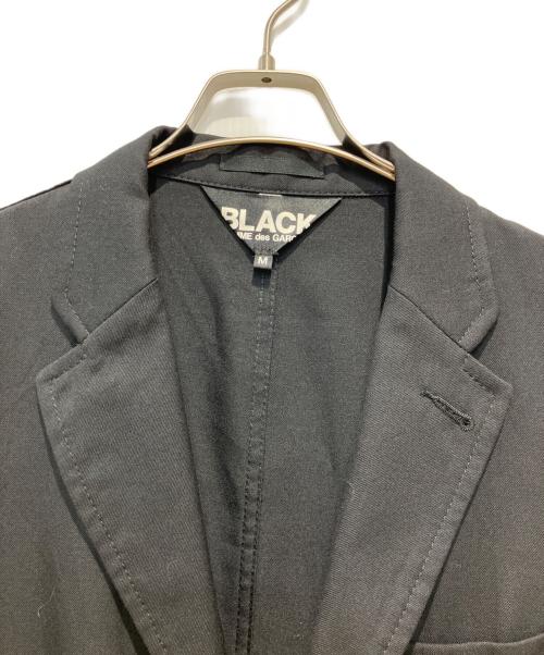 BLACK COMME des GARCONS（ブラックコムデギャルソン）BLACK COMME des GARCONS (ブラックコムデギャルソン) ライトウールミドルコート ブラック サイズ:Mの古着・服飾アイテム