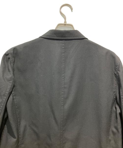 BLACK COMME des GARCONS（ブラックコムデギャルソン）BLACK COMME des GARCONS (ブラックコムデギャルソン) ライトウールミドルコート ブラック サイズ:Mの古着・服飾アイテム