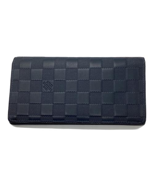 LOUIS VUITTON（ルイ ヴィトン）LOUIS VUITTON (ルイ ヴィトン) ポルトフォイユ・ブラザ ネイビーの古着・服飾アイテム