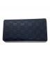 LOUIS VUITTON (ルイ ヴィトン) ポルトフォイユ・ブラザ ネイビー：22000円