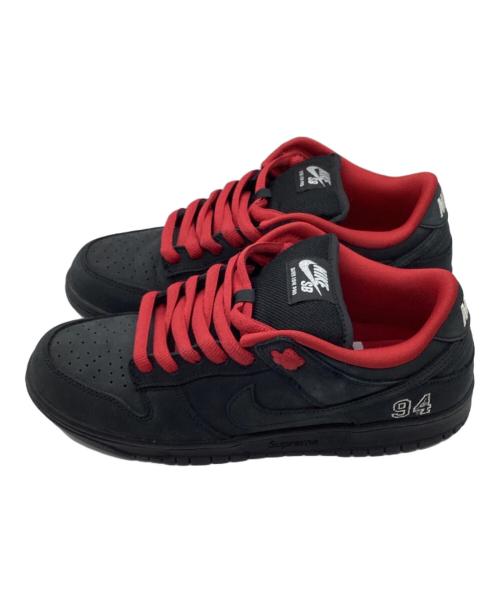 NIKE（ナイキ）NIKE (ナイキ) SUPREME (シュプリーム) SB DUNK LOW OG QS ローカットスニーカー ブラック サイズ:27の古着・服飾アイテム