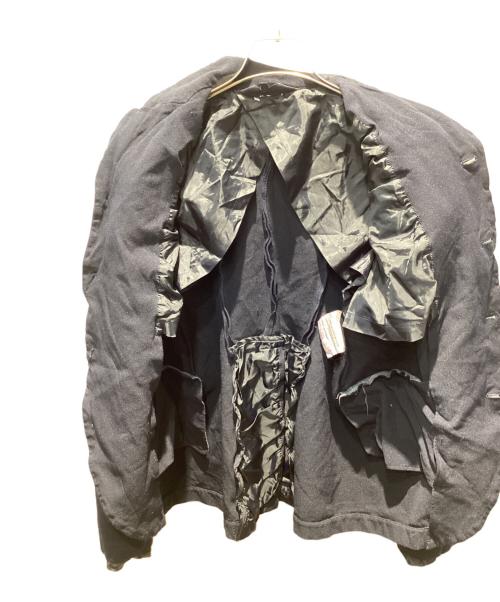 COMME des GARCONS COMME des GARCONS（コムデギャルソン コムデギャルソン）COMME des GARCONS COMME des GARCONS (コムデギャルソン コムデギャルソン) 縮絨テーラードジャケット ネイビー サイズ:Lの古着・服飾アイテム