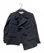 COMME des GARCONS COMME des GARCONSコムデギャルソン コムデギャルソン）の古着「アシンメトリージャケット」｜グレー