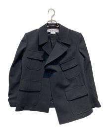 COMME des GARCONS COMME des GARCONS（コムデギャルソン コムデギャルソン）の古着「アシンメトリージャケット」｜グレー