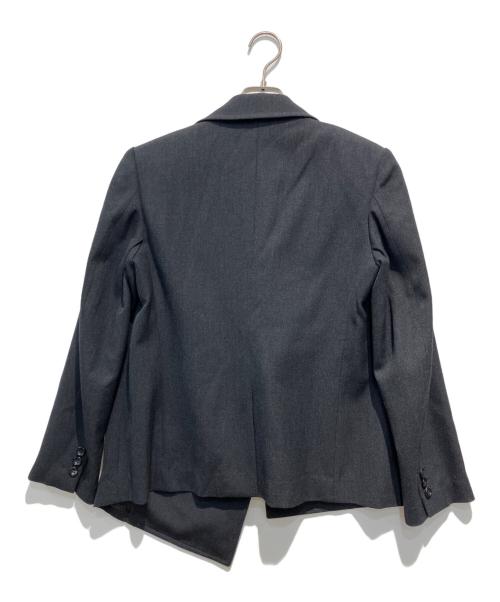 COMME des GARCONS COMME des GARCONS（コムデギャルソン コムデギャルソン）COMME des GARCONS COMME des GARCONS (コムデギャルソン コムデギャルソン) アシンメトリージャケット グレー サイズ:Sの古着・服飾アイテム