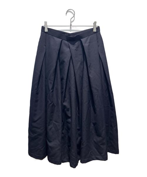 COMME des GARCONS（コムデギャルソン）COMME des GARCONS (コムデギャルソン) ウールギャバジンスカート ネイビー サイズ:Mの古着・服飾アイテム