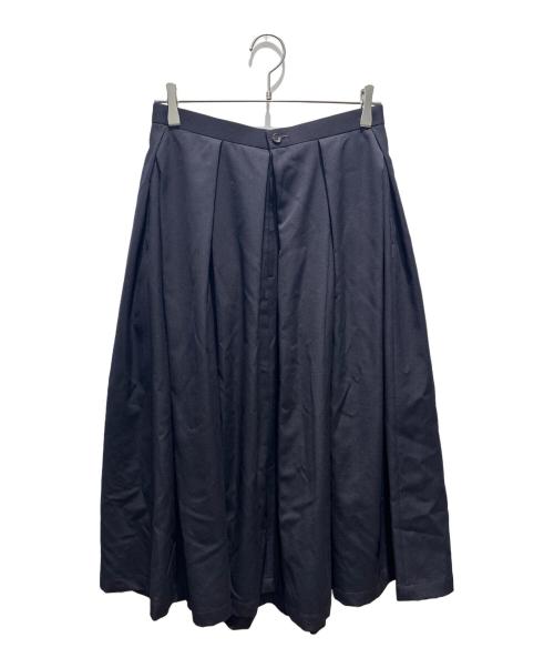 COMME des GARCONS（コムデギャルソン）COMME des GARCONS (コムデギャルソン) ウールギャバジンスカート ネイビー サイズ:Mの古着・服飾アイテム