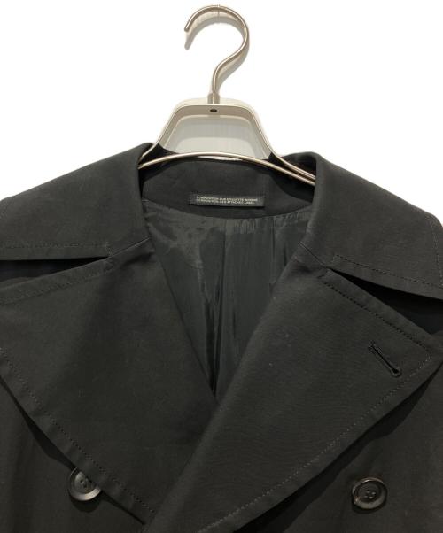 yohji yamamoto+noir（ヨウジヤマモトプリュスノアール）yohji yamamoto+noir (ヨウジヤマモトプリュスノアール) トレンチコート ブラック サイズ:１の古着・服飾アイテム