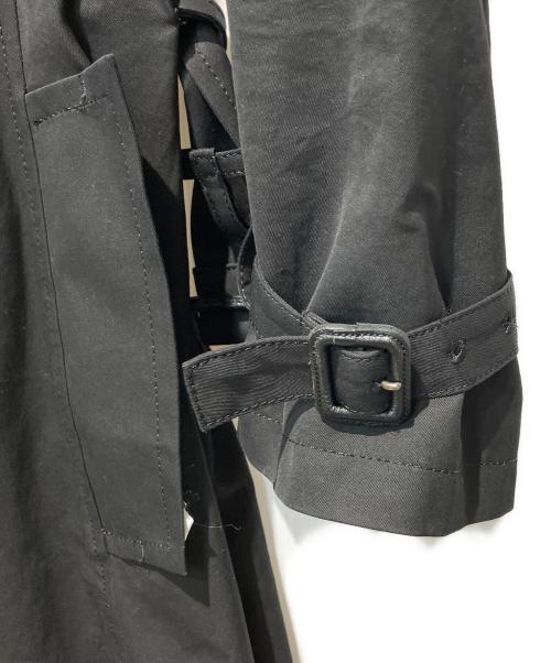 yohji yamamoto+noir（ヨウジヤマモトプリュスノアール）yohji yamamoto+noir (ヨウジヤマモトプリュスノアール) トレンチコート ブラック サイズ:１の古着・服飾アイテム