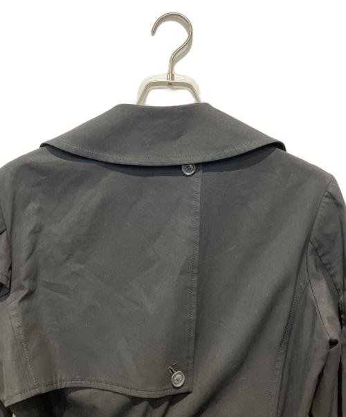 yohji yamamoto+noir（ヨウジヤマモトプリュスノアール）yohji yamamoto+noir (ヨウジヤマモトプリュスノアール) トレンチコート ブラック サイズ:１の古着・服飾アイテム