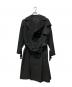 yohji yamamoto+noir（ヨウジヤマモトプリュスノアール）の古着「トレンチコート」｜ブラック