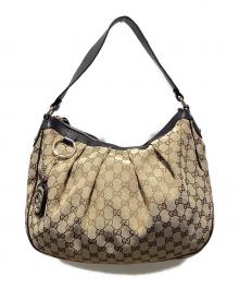 GUCCI（グッチ）の古着「GGキャンバスホーボーバッグ」｜ベージュ