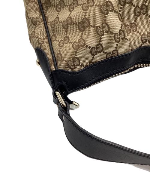 GUCCI（グッチ）GUCCI (グッチ) GGキャンバスホーボーバッグ ベージュの古着・服飾アイテム