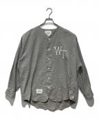 WTAPSダブルタップス）の古着「LEAGUE/LS/COTTON.TWILL」｜グレー