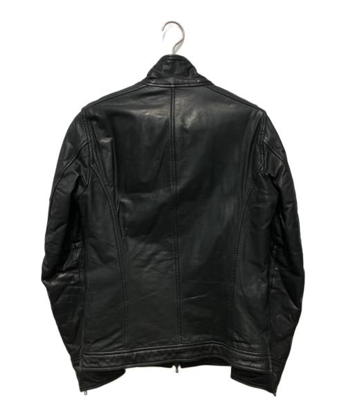 SHELLAC（シェラック）SHELLAC (シェラック) カウスキンジャケット ブラック サイズ:48の古着・服飾アイテム
