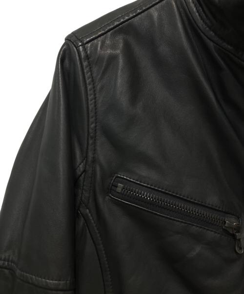 SHELLAC（シェラック）SHELLAC (シェラック) カウスキンジャケット ブラック サイズ:48の古着・服飾アイテム