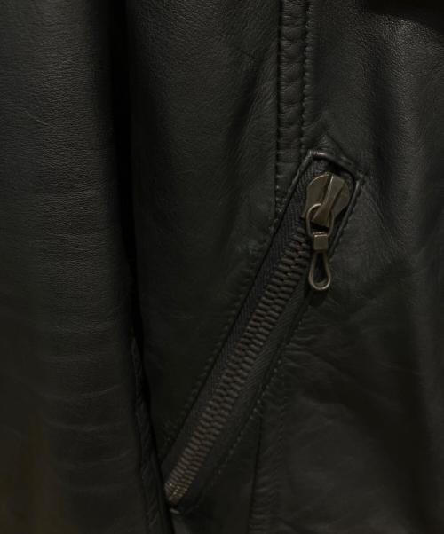 SHELLAC（シェラック）SHELLAC (シェラック) カウスキンジャケット ブラック サイズ:48の古着・服飾アイテム