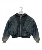 DIESELディーゼル）の古着「Ｇ-MONIFA ボンバージャケット」｜ブラック