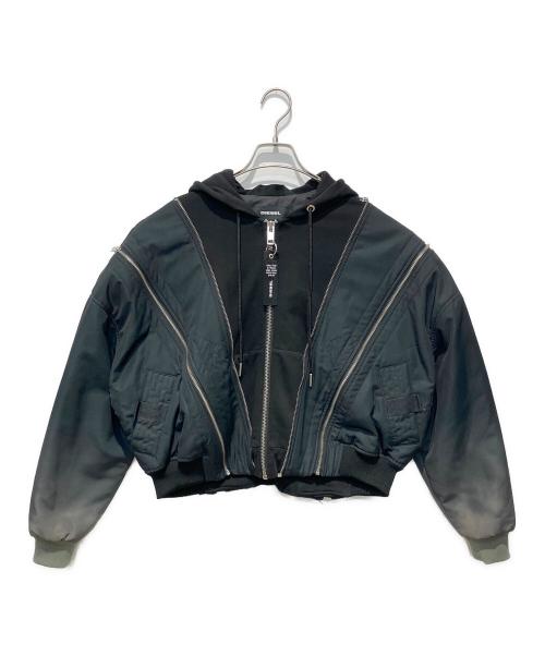 DIESEL（ディーゼル）DIESEL (ディーゼル) Ｇ-MONIFA ボンバージャケット ブラック サイズ:XXSの古着・服飾アイテム