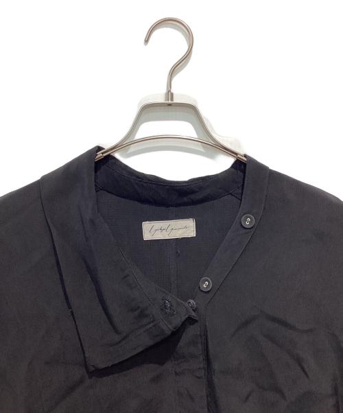 YOHJI YAMAMOTO（ヨウジヤマモト）YOHJI YAMAMOTO (ヨウジヤマモト) アシメカラープルオーバーロングシャツ ブラック サイズ:不明の古着・服飾アイテム
