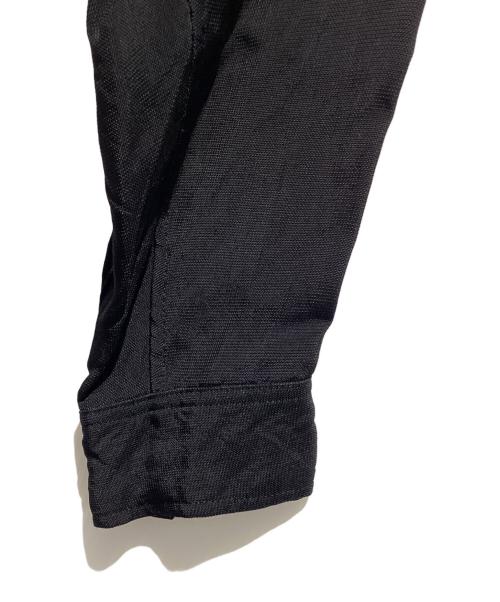 YOHJI YAMAMOTO（ヨウジヤマモト）YOHJI YAMAMOTO (ヨウジヤマモト) アシメカラープルオーバーロングシャツ ブラック サイズ:不明の古着・服飾アイテム