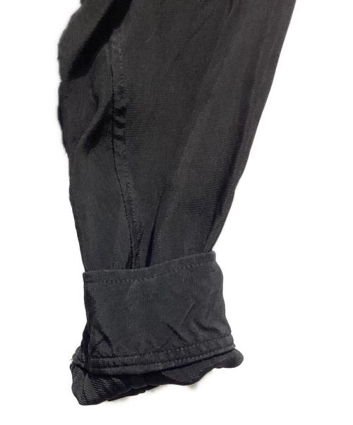 YOHJI YAMAMOTO（ヨウジヤマモト）YOHJI YAMAMOTO (ヨウジヤマモト) アシメカラープルオーバーロングシャツ ブラック サイズ:不明の古着・服飾アイテム