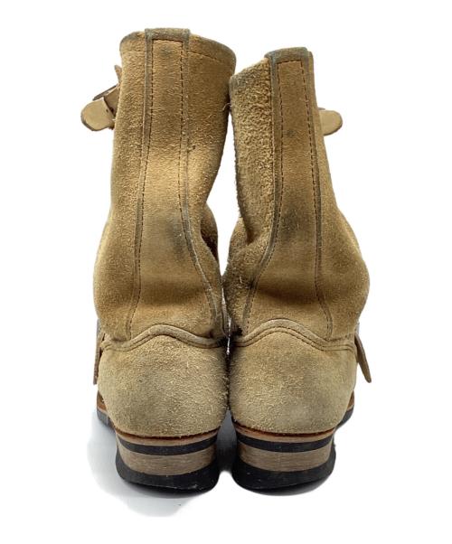 RED WING（レッドウィング）RED WING (レッドウィング) スエードエンジニアブーツ ベージュ サイズ:8 1/2の古着・服飾アイテム
