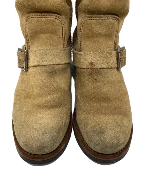RED WING（レッドウィング）RED WING (レッドウィング) スエードエンジニアブーツ ベージュ サイズ:8 1/2の古着・服飾アイテム