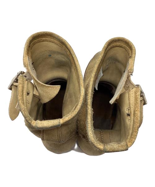 RED WING（レッドウィング）RED WING (レッドウィング) スエードエンジニアブーツ ベージュ サイズ:8 1/2の古着・服飾アイテム