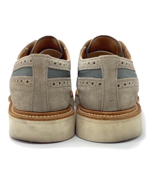 Tricker's（トリッカーズ）Tricker's (トリッカーズ) Engineered Garments (エンジニアド ガーメンツ) TWO TONE DERBY BROGUE グレー サイズ:9Hの古着・服飾アイテム
