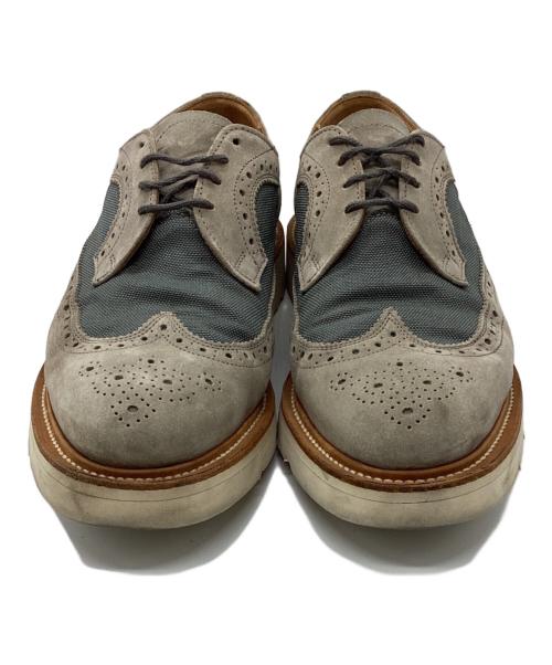 Tricker's（トリッカーズ）Tricker's (トリッカーズ) Engineered Garments (エンジニアド ガーメンツ) TWO TONE DERBY BROGUE グレー サイズ:9Hの古着・服飾アイテム