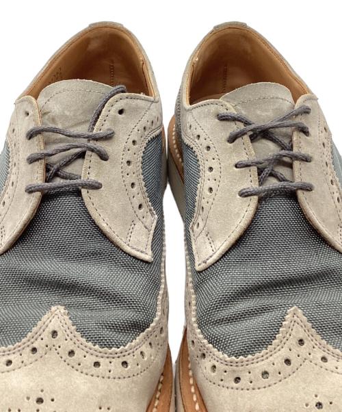 Tricker's（トリッカーズ）Tricker's (トリッカーズ) Engineered Garments (エンジニアド ガーメンツ) TWO TONE DERBY BROGUE グレー サイズ:9Hの古着・服飾アイテム