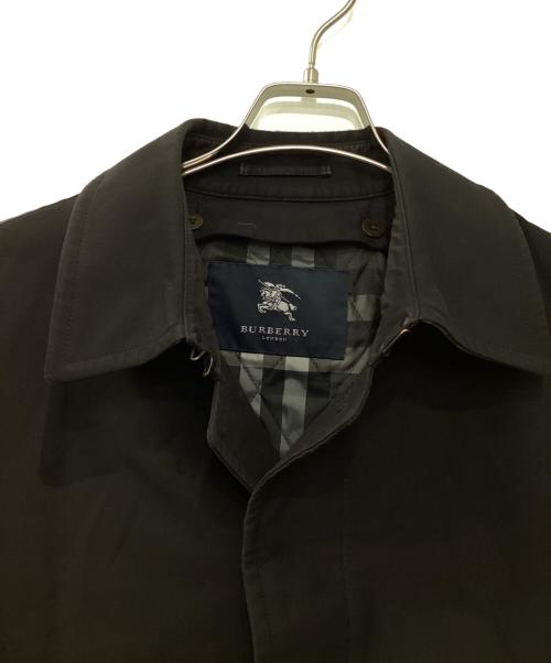 BURBERRY（バーバリー）BURBERRY (バーバリー) ライナー付ステンカラーコート ブラック サイズ:ｌｌの古着・服飾アイテム