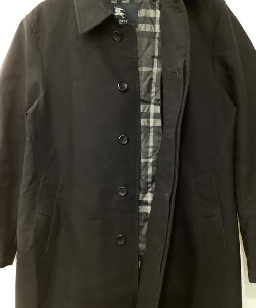 BURBERRY（バーバリー）BURBERRY (バーバリー) ライナー付ステンカラーコート ブラック サイズ:ｌｌの古着・服飾アイテム