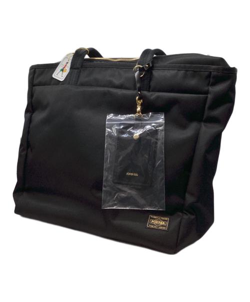 PORTER GIRL（ポーターガール）PORTER GIRL (ポーターガール) SHEA TOTE BAG ブラックの古着・服飾アイテム