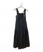 venicaヴェニカ）の古着「Volume tiered dress」｜ブラック