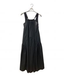 venica（ヴェニカ）の古着「Volume tiered dress」｜ブラック