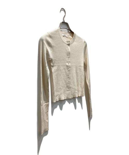 venica（ヴェニカ）venica (ヴェニカ) コットンシルクカーディガン ベージュ サイズ:FREEの古着・服飾アイテム