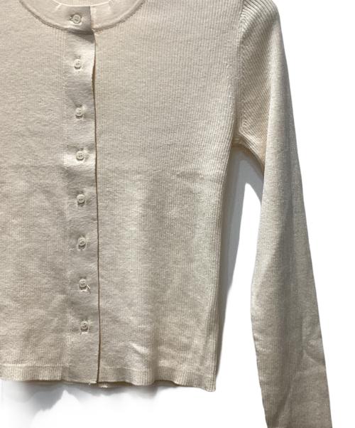 venica（ヴェニカ）venica (ヴェニカ) コットンシルクカーディガン ベージュ サイズ:FREEの古着・服飾アイテム