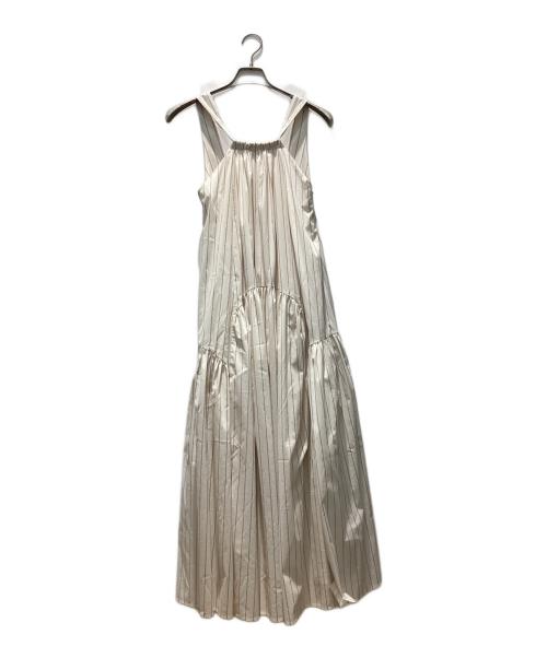 venica（ヴェニカ）venica (ヴェニカ) Volume tiered dress ベージュ サイズ:F 未使用品の古着・服飾アイテム